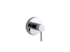 KOHLER Stillness Valve Trim With Lever Handle For Transfer Valve, Requires Valve in Polished Chrome