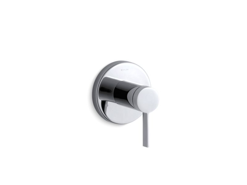 KOHLER Stillness Valve Trim With Lever Handle For Transfer Valve, Requires Valve in Polished Chrome