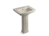 KOHLER 2359-4 Archer Pedestal bathroom sink with 4" centerset faucet holes