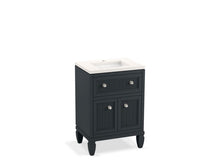 Load image into Gallery viewer, KOHLER K-33535-ASB Hearthaven 24&amp;quot; bathroom vanity cabinet with sink and quartz top

