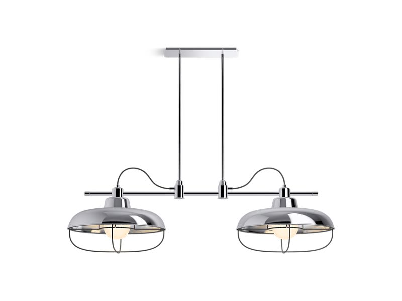 KOHLER Modern Farm Two-light linear chandelier