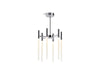 KOHLER 23460-CHLED-CPL Components Six-Light Led Chandelier in Polished Chrome