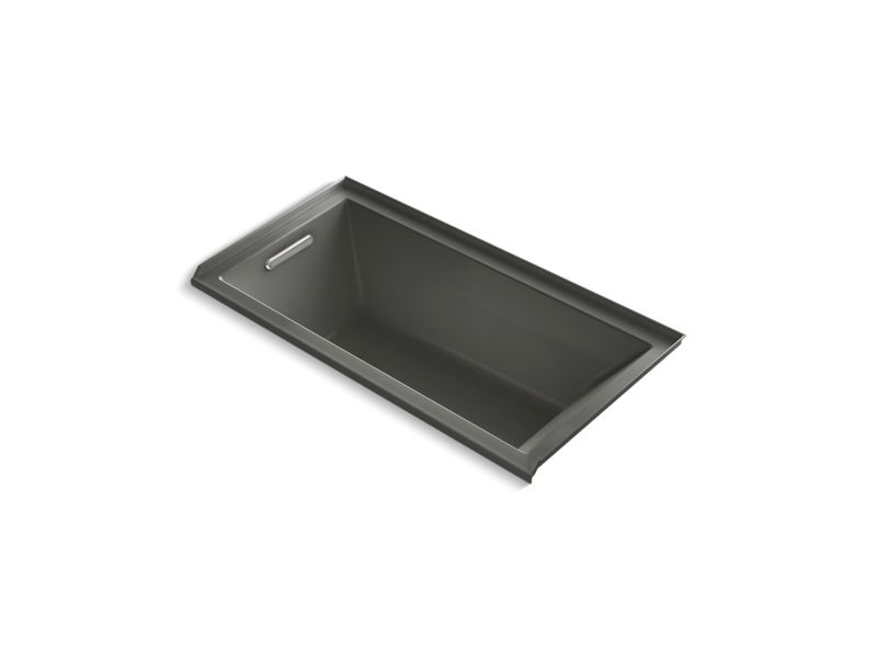 KOHLER K-1121-L Underscore 60" x 30" alcove bath with integral flange and left-hand drain