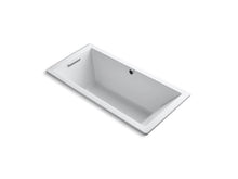 Load image into Gallery viewer, KOHLER K-1822-GW-0 Underscore Rectangle 66&amp;quot; x 32&amp;quot; drop-in BubbleMassage(TM) Air Bath with reversible drain and Bask(TM) heated surface
