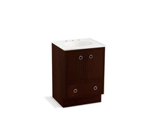 Load image into Gallery viewer, KOHLER K-99501-TK-1WG Jacquard 24&amp;quot; bathroom vanity cabinet with toe kick, 2 doors and 1 drawer
