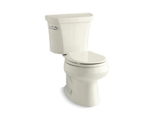 Load image into Gallery viewer, KOHLER 3997-U-96 Wellworth Two-Piece Round-Front 1.28 Gpf Toilet With Insulated Tank in Biscuit
