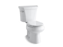 Load image into Gallery viewer, KOHLER K-3977-T Wellworth Two-piece round-front 1.6 gpf toilet with tank cover locks
