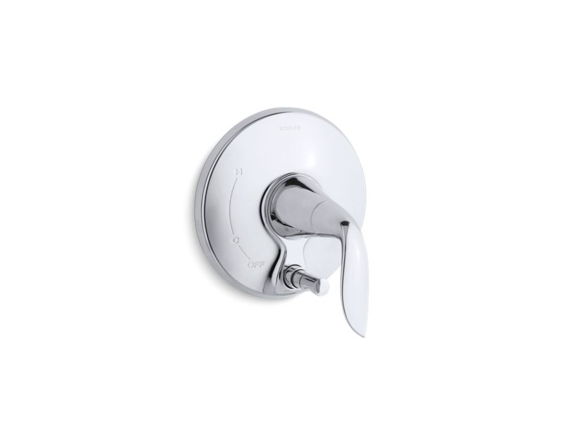 KOHLER T5321-4-CP Refinia Valve Trim With Push-Button Diverter, Valve Not Included in Polished Chrome