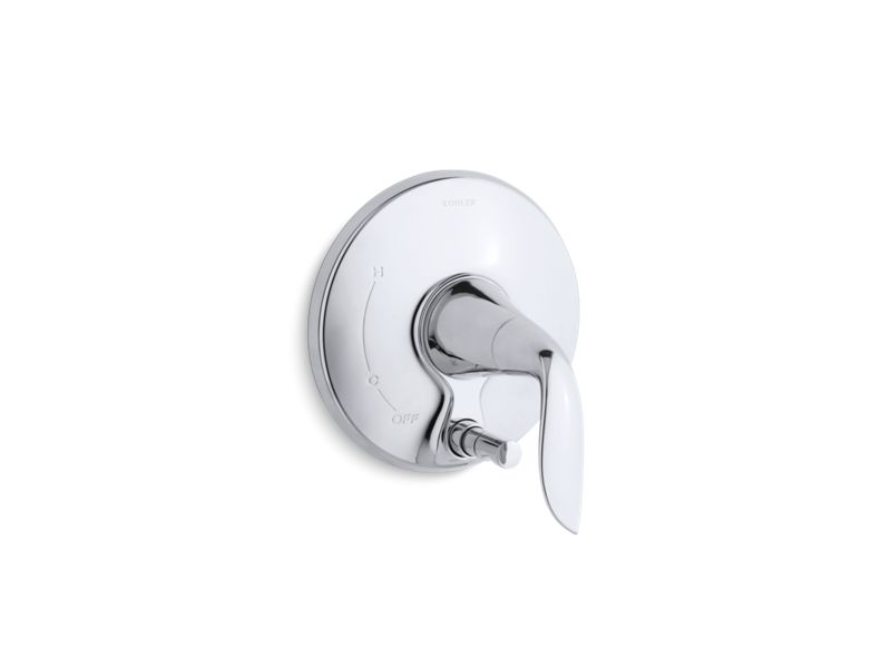 KOHLER Refinia Valve Trim With Push-Button Diverter, Valve Not Included in Polished Chrome