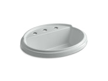 Load image into Gallery viewer, KOHLER K-2992-8-95 Tresham Oval Drop-in bathroom sink with 8&amp;quot; widespread faucet holes
