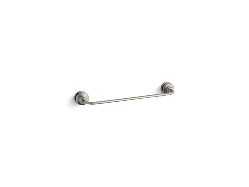 KOHLER 12150-BN Fairfax 18" Towel Bar in Vibrant Brushed Nickel