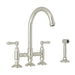 ROHL San Julio® Bridge Kitchen Faucet With Side Spray
