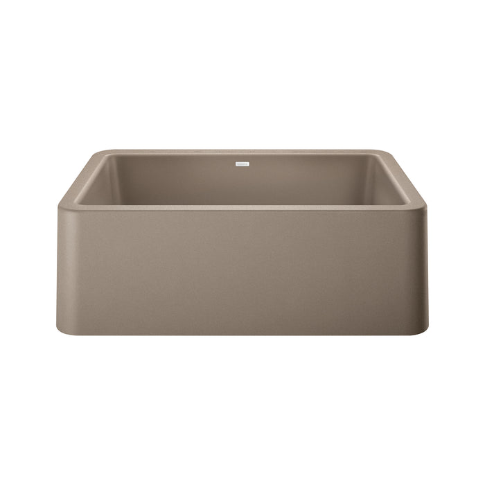 BLANCO Ikon 30" Apron Single Bowl Farmhouse Sink - Truffle