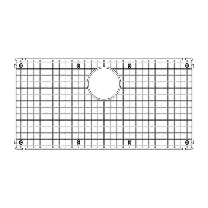 BLANCO 235968 Stainless Steel Bottom Grid for Quatrus Super Single Sinks