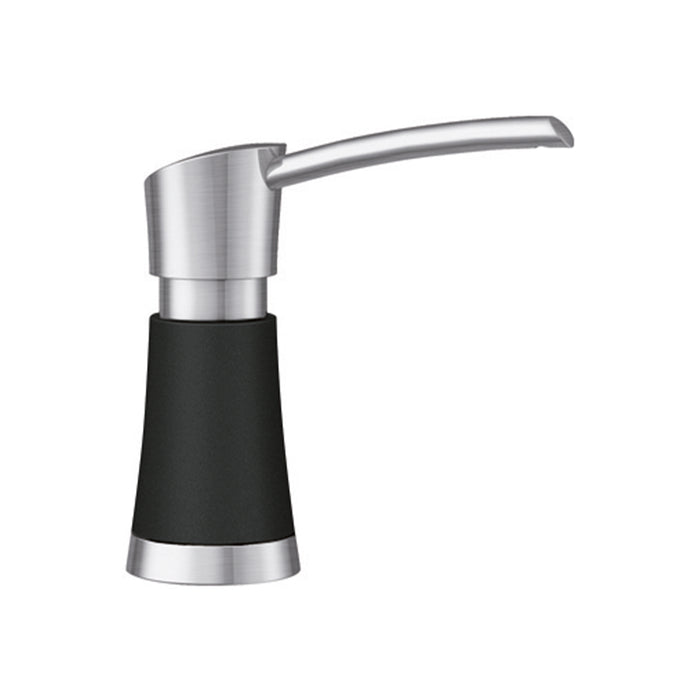 BLANCO 442902 Artona Soap Dispenser - PVD Steel/Coal Black