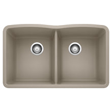 Load image into Gallery viewer, BLANCO 441286 Diamond Equal Double Bowl Kitchen Sink - Truffle
