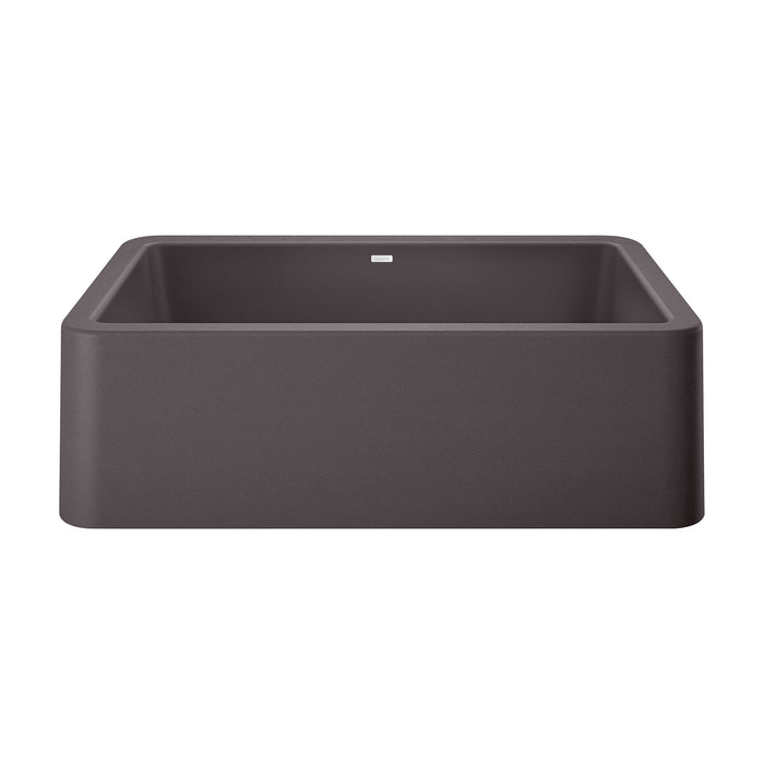BLANCO 401985 Ikon 33" Apron Single Bowl Farmhouse Sink - Cinder