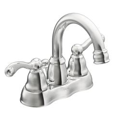 Moen Traditional 1.2 GPM Two Handle High Arc Bathroom Faucet in Chrome
