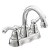 Moen Traditional 1.2 GPM Two Handle High Arc Bathroom Faucet in Chrome