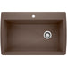 BLANCO 440192 Diamond Super Single Dual Mount Kitchen Sink - Café