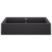 BLANCO 526547 Vintera 33" Equal Double Apron Farmhouse Sink - Anthracite