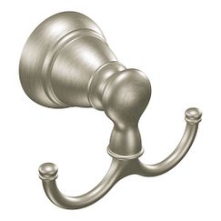 Moen YB5403 Brushed nickel double robe hook