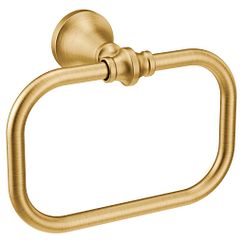 Moen YB0586 Brushed gold towel ring