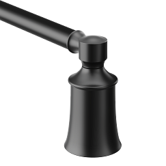 Moen Matte black 18" towel bar