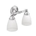 Moen Chrome two globe bath light