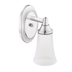 Moen Chrome one globe bath light