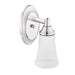 Moen Chrome one globe bath light