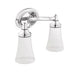 Moen Chrome two globe bath light