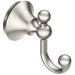 Moen Brushed nickel double robe hook