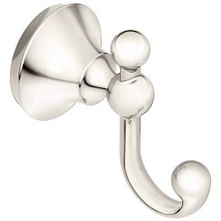 Moen Polished nickel double robe hook
