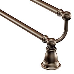 Moen YB5422 Oil rubbed bronze 24" double towel bar
