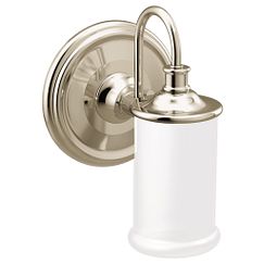 Moen Polished nickel one globe bath light