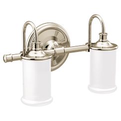 Moen YB6462 Polished nickel two globe bath light