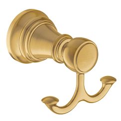 Moen YB8403 Brushed gold double robe hook