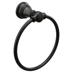 Moen YB8486 Matte black towel ring