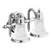 Moen Chrome two globe bath light