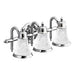 Moen Chrome three globe bath light