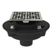 ROHL SDCI2-3142 Cast Iron 2" No Hub Drain Kit With 3142 Weave Decorative Cover