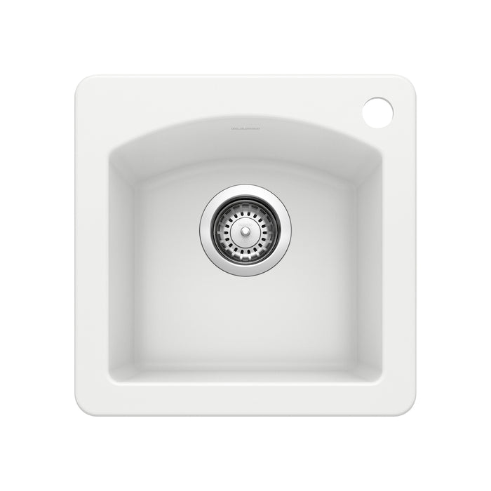 BLANCO Diamond Dual Mount Bar Sink - White
