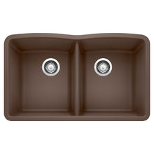 Load image into Gallery viewer, BLANCO 440182 Diamond Equal Double Bowl Kitchen Sink - Café
