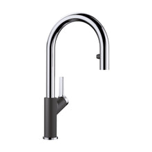 Load image into Gallery viewer, BLANCO 526392 Urbena Pull-Down Kitchen Faucet 1.5 GPM - Chrome/Anthracite
