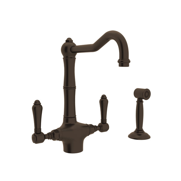 ROHL Acqui® Two Handle Kitchen Faucet With Side Spray