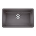 BLANCO 441478 Precis Super Single Bowl Kitchen Sink - Cinder