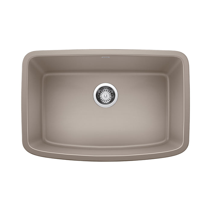 BLANCO Valea 27" Single Bowl Kitchen Sink - Truffle