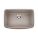 BLANCO Valea 27" Single Bowl Kitchen Sink - Truffle
