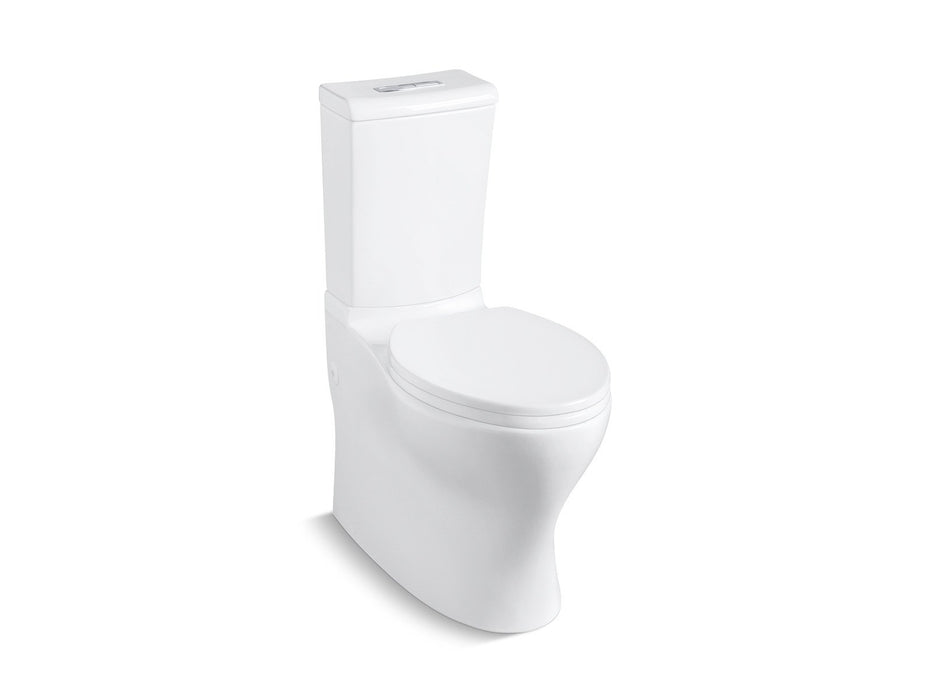 KALLISTA P70310-00-0 Plie Two-Piece High-Efficiency Toilet, Less Seat in Stucco White